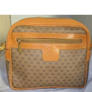 Cross-Body Gucci GG Monogram Sherry Line Messenger Shoulder Bag Vintage